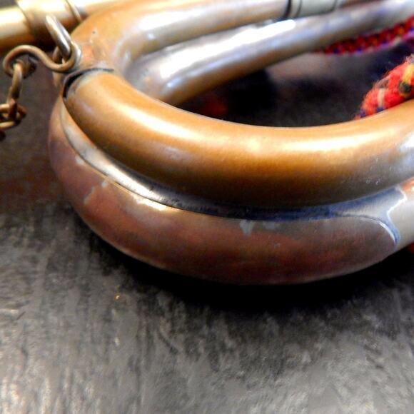 Excellent Shape Royal Welsh Fusiliers 23rd Regiment Bugle ~WW1 Museum Quality - Picture 9 of 13